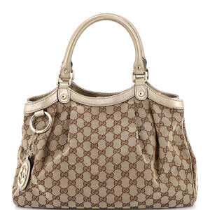 Sukey Tote Gg Canvas With Leather #210973G80B